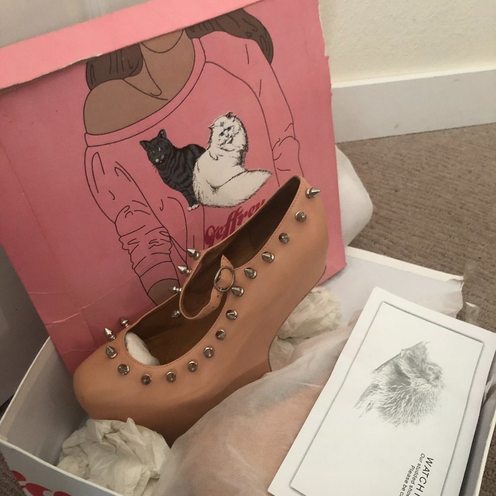 Rare Jeffrey Campbell Night Spike (Nude) Size 10